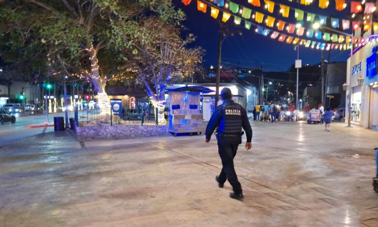 Refuerzan presencia policial
