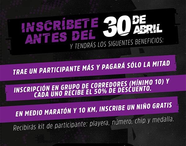 Ofrecen descuentos en la inscripción