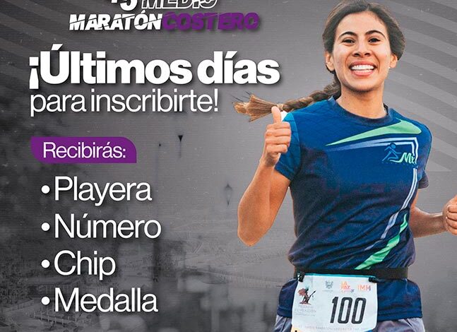 Últimos lugares disponibles para el Medio Maratón Costero