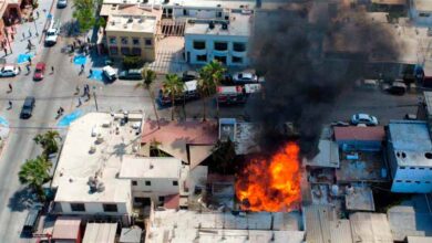 Bomberos de Todos Santos sofocan